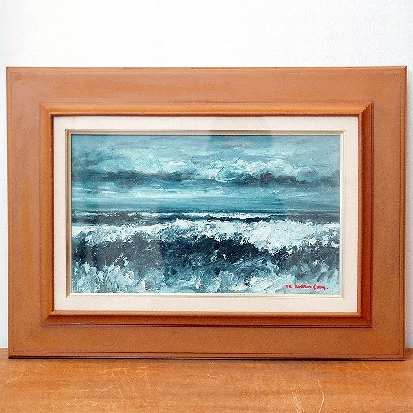 Shujiro Amihoshi, oil painting, framed, Before the Storm No. 170427-17, package size 140, Painting, Oil painting, others