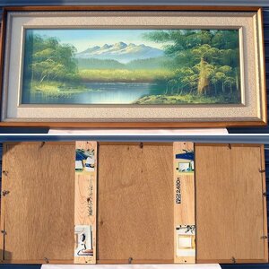 Art hand Auction 絵画･額入り･No.180331-19･梱包サイズ160, 絵画, 油彩, 自然, 風景画