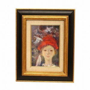 Art hand Auction 白鳥善助･油彩画･油絵･額入･No.200118-044･梱包サイズ80, 絵画, 油彩, 人物画
