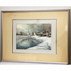 Art hand Auction Artist unknown / Watercolor painting / Landscape painting / No.180624-62 / Packing size 140, painting, watercolor, Nature, Landscape painting