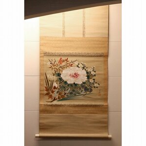 Art hand Auction सुंदर चीड़, लटकता हुआ स्क्रॉल, फूल, नं.180919-28, पैकिंग आकार 80, कलाकृति, चित्रकारी, अन्य