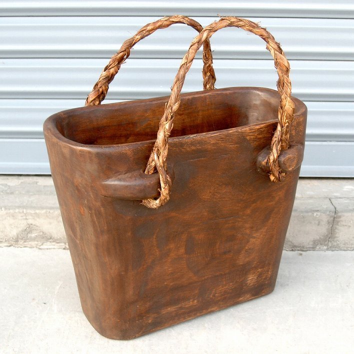 Wooden / Bag / No.171014-19 / Packing size 100, handmade works, interior, miscellaneous goods, ornament, object