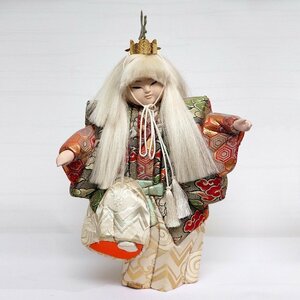 日本人形『鏡獅子』・No.190223-47・梱包サイズ80