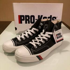 ラスト1足■新品 PRO-Keds/プロケッズ【ロイヤルアメリカ/BK/27.0cm】ブラック キャンバス ハイカット スニーカー■未使用/デッドストック