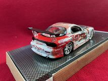 ホットワークス D1 GP 1/24 APEX RX-7 FD3S AX75F92+NOS仕様 2004 今村陽一　ミニカー_画像10