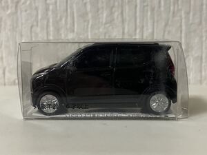 ディーラー特注 1/64 三菱 ekクロス ブラックマイカ MITSUBISHI ekX プルバックカー カラーサンプル LED