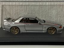 イグニッションモデル 1/43 日産 スカイライン GT-R R32 ニスモ シルバー IG0959 ignitionmodel NISSAN SKYLINE NISMO S1 BNR32 SILVER_画像5