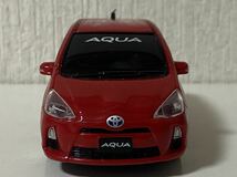 トヨタ アクア スーパーレッドV プルバックカー カラーサンプル TOYOTA AQUA ハイブリッド_画像4