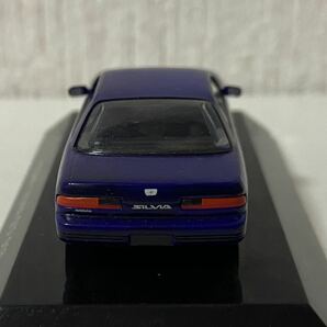 エフトイズ 1/64 日産 シルビア Q's S13 ベルベットブルー Ftoys NISSAN SILVIAの画像4