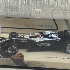 ミニチャンプス 1/43 ウィリアムズ FW30 中嶋一貴 #8 MINICHAMPS PMA Williams 2008の画像3