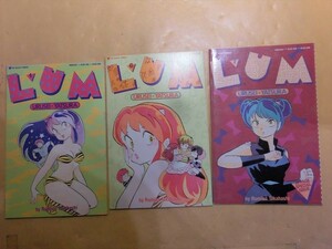 【HW60-93】【送料無料】LUM: URUSEI YATSURA/アメリカ版うる星やつら 1・6・7巻 高橋留美子 アメコミ/※傷汚れ・ヤケ有