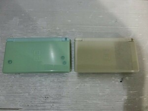 【KM12-22】【60サイズ】▲ニンテンドー DS Lite 本体 ライトブルー＆ホワイト 2台セット/ゲーム機/ジャンク扱い/※傷・汚れ有