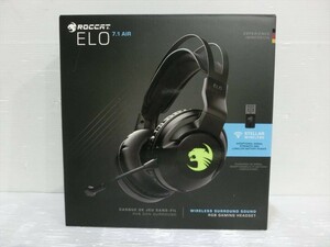 【KM12-46】【60サイズ】▲ROCCAT ロキャット/ ELO 7.1AIR ゲーミングヘッドセット/ヘッドフォン/ジャンク扱い