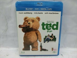 MD【V07-081】【送料無料】テッド ted/マーク・ウォールバーグ 他/吹き替えあり/洋画/Blu-ray+DVD+DIGTAL COPY/3枚組