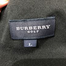 BURBERRY GOLF バーバリー ゴルフ ベロアジャージ パンツ ブラック Lサイズ BGF15-159-09 01108-24 ODM レディース ボトムス_画像8