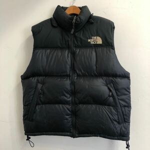 THE NORTH FACE ザノースフェイス ヌプシ ダウンベスト ダークネイビー ナイロン Lサイズ RN61661 CA30516 メンズ ヌプシベスト