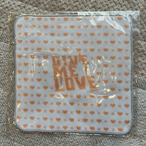 新品未開封 2PM GIVE ME LOVE ハンカチ 20×20 白 オレンジ