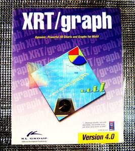 [3717] KL Group XRT/graph 4.0 new goods unopened 2D Charts and Graphs for Motif( motif ) chart map & graph UNIX( Unic s) for soft 