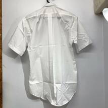 (志木)【新品】ELLE HOMME/エル オム 形態安定 半袖 Yシャツ ストライプ サイズ39 ドレスシャツ ホワイト 白 メンズ 紳士_画像5