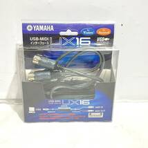 (志木)YAMAHA/ヤマハ USB-MIDI インターフェース UX16 PC MIDI機器接続 インジゲーター付 Windows Mac 対応 DTM (o)_画像1