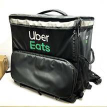 (志木)ウーバーイーツ/Uber eats 保冷バッグ 配達員バッグ リュック ウバック 大容量 デリバリー ロゴ入り 配達_画像1