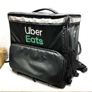 (志木)ウーバーイーツ/Uber eats 保冷バッグ 配達員バッグ リュック ウバック 大容量 デリバリー ロゴ入り 配達