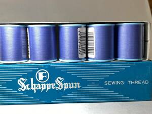 (. tree ).2 (249 light purple ) unused * Fuji ks car pe Span sewing-cotton 200m ×5 point #60 number / normal ground for sewing-cotton / purple 