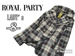 レディースS◇ROYAL PARTY◇チェック柄コート