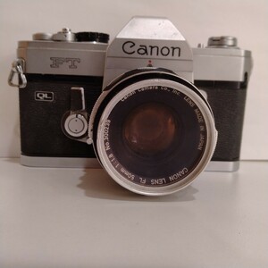 M01035 CANON FT QL キャノン フィルムカメラ 50㎜ 1:1.8 　★動作未確認　★ジャンク品