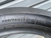 中古　ダンロップ　α13sp 110/70R17 140/70R17 CBR250R mc41 タイヤ　前後セット　③_画像5