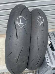 中古　ダンロップ　α13sp 110/70R17 140/70R17 CBR250R 前後セット　①