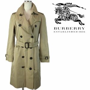 f297 BURBERRY バーバリー トレンチコート ベージュ スプリングコート ジャケット アウター ベージュ コットン 100% レディース 正規品