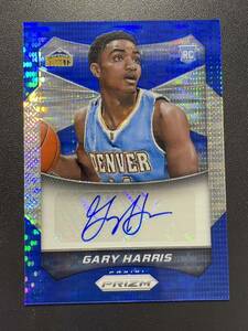 249枚限定 Garry Harris 2014 Prizm Blue Pulsar サインカード NBAカード