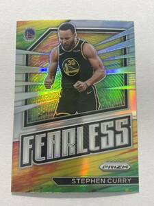 Stephen Curry 2022 Prizm SILVER Fearless Insert NBAカード
