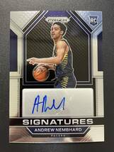 Andrew Nembhard RC 2022 Prizm Rookie Auto 直筆サインカード NBAカード _画像1