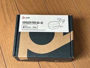 ■新品 未使用 Poly Voyager Free 60+ UC ワイヤレスヘッドセット タッチスクリーン付き充電ケース