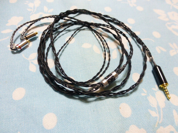 切り込み入り MMCX ケーブル 8N-OFC 2.5mm4極 トープラ販売 スリーブレス （カスタム可） Shure Westone Campfire KANN SP2000 SP3000