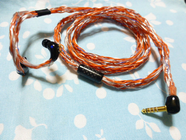 JH Audio 4ピン オーグライン +pt α + 7N OCC ALO SXC 24awg 16芯 ブレイド編 4.4mm5極 L字 低背加工 CINQBES 純銅 純銅 固定抵抗 利用