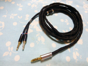 OLLO Audio S4X HiFiMAN HE-400i HE-560 SUSVARA HE1000 V2 MOGAMI 2944 八芯 4.4mm5極 200cm 長め 2.5mm3極 ×2 TA-ZH1ES Fiio K9 Pro ESS