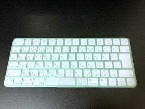  почти не использовался Apple Magic Keyboard 3 Touch ID JIS зеленый iMac 24 дюймовый M1 принадлежности Apple силикон установка Mac