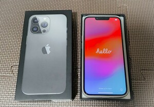 【セット販売】iPhone 13 pro 128GB グラファイト　+ holding カバー + Air Tag (新春版？)