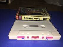 コモドール 64/128　ジェミニウイング　Gemini Wing　テクモ　カセットテープ　ゲームソフト　1987年頃のレトロゲーム　シューティング_画像3