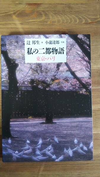 （TB‐115）　私の二都物語 東京・パリ（単行本）　　著者＝辻邦生　　写真＝小瀧達郎　　発行＝中央公論社