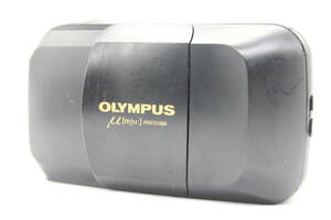 【返品保証】 オリンパス Olympus μ mju PANORAMA ブラック 35mm F3.5 コンパクトカメラ s5623