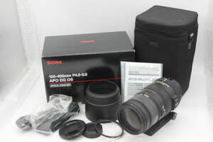 【光学美品】 【元箱付き】 シグマ Sigma DG 120-400mm F4.5-5.6 APO HSM ニコンマウント レンズ s6007