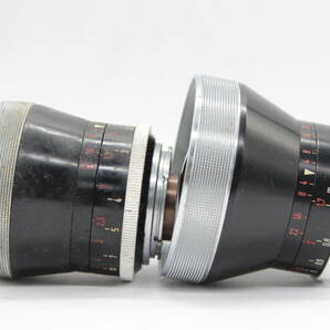 【訳あり品】 【レンズまとめ売り】カールツァイス Carl Zeiss Pro-Tessar 35mm F4 85mm F4 レンズ 2本セット s6021の画像4