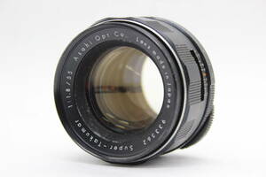 【返品保証】 ペンタックス Pentax Super-Takumar 55mm F1.8 前期型 M42マウント レンズ s6083