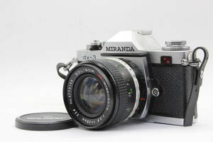 【訳あり品】 ミランダ MIRANDA dx-3 SOLIGOR EC WIDE-AUTO 28mm F2.8 ボディレンズセット s6344