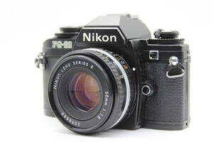 【返品保証】 ニコン Nikon FG-20 ブラック Series E 50mm F1.8 ボディレンズセット s6385