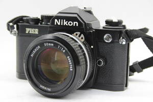[Гарантия возвращения] Nikon Nikon New FM2 Nikkor AI 50 мм F1.4 Набор для кузова S6431